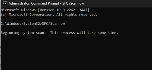 command SFC