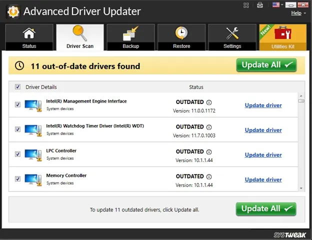 Update Graphics Drivers