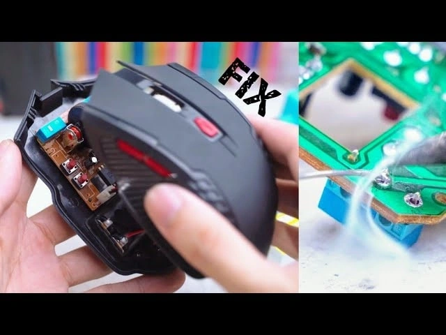 Damaged PC Mouse