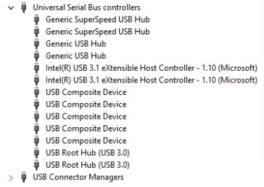 Universal Serial Bus controllers