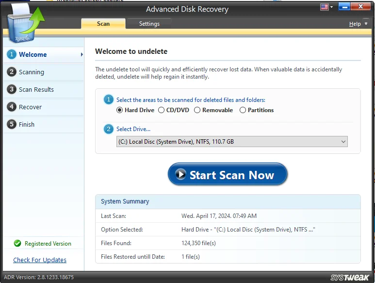 advanced disk recovery tool