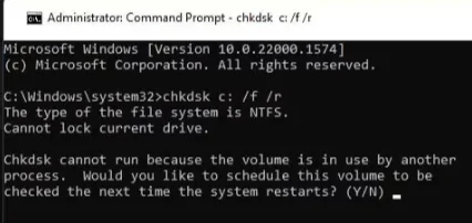 chkdsk