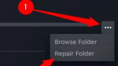 click-three-dots-and-choose-Repair-Folder