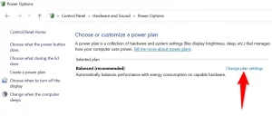 power options