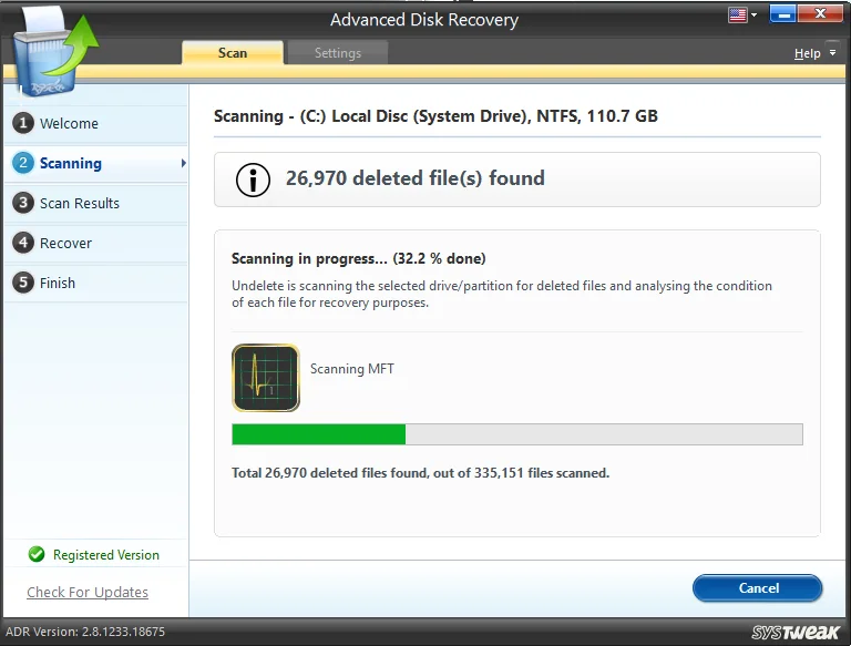 recover data
