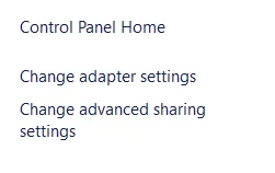 Change-adapter-settings-option