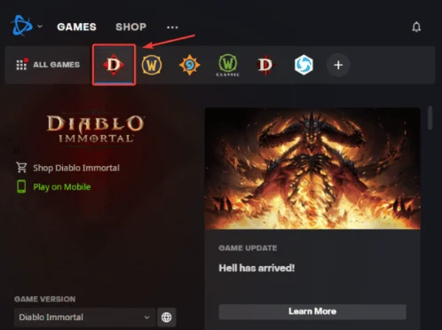 Diablo-Immortal-in-Battle.net-Launcher
