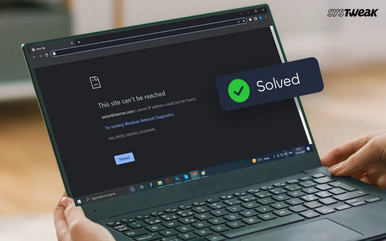 Fixing “Server IP Address Could Not Be Found” Error on Windows 10/11