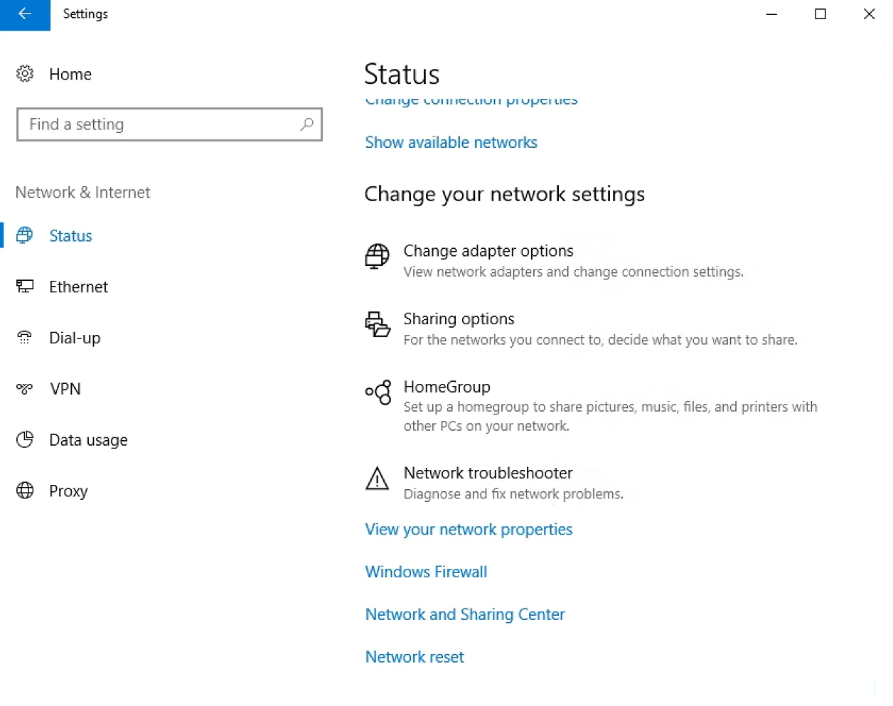 Network-and-Sharing-Centre-Option