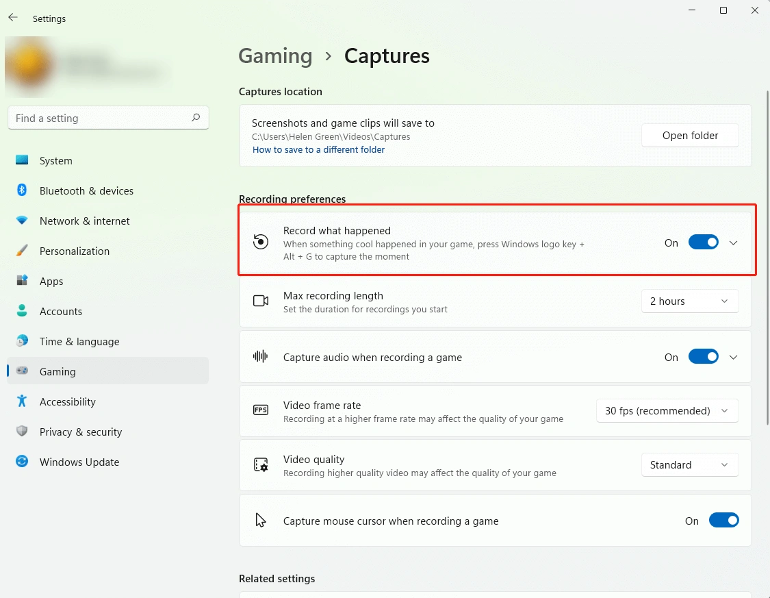 Record-what-happened-option