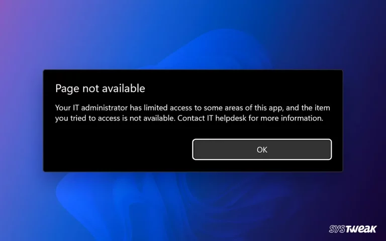 Your-IT-Administrator-Has-Limited-Access-Windows-Security-Error