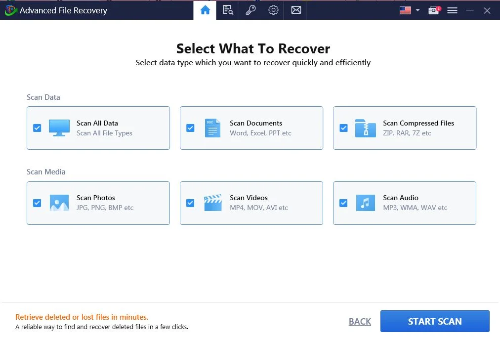 advanced file recovery