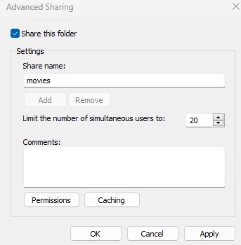 checkbox-under-advanced-sharing-tab