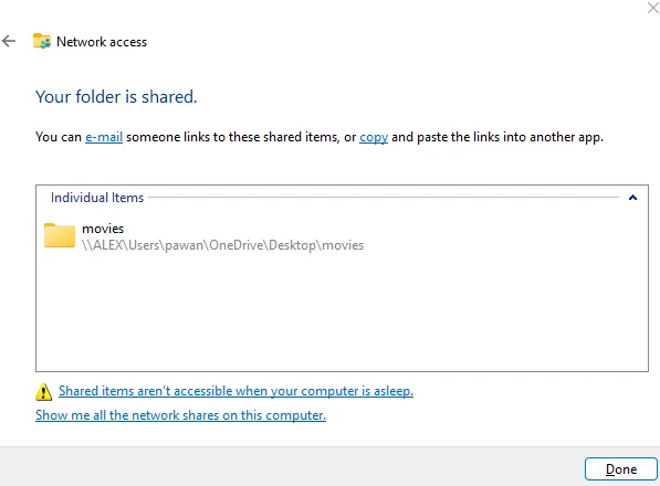 folder-is-shared