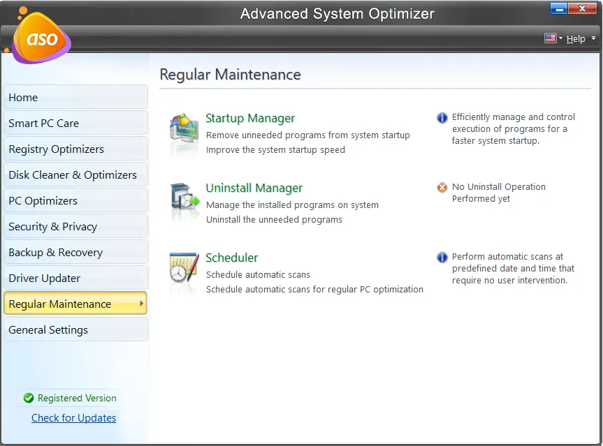 Advanced System Optimzier_regular maintenance