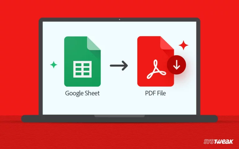 How To Convert & Save Google Sheet To PDF (Online and Offline)