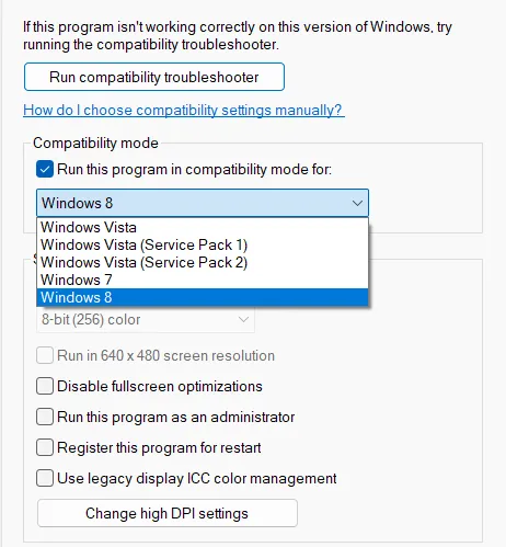 select OS