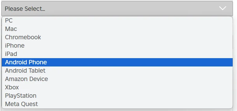 select-device