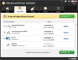 update all using advanced driver updater