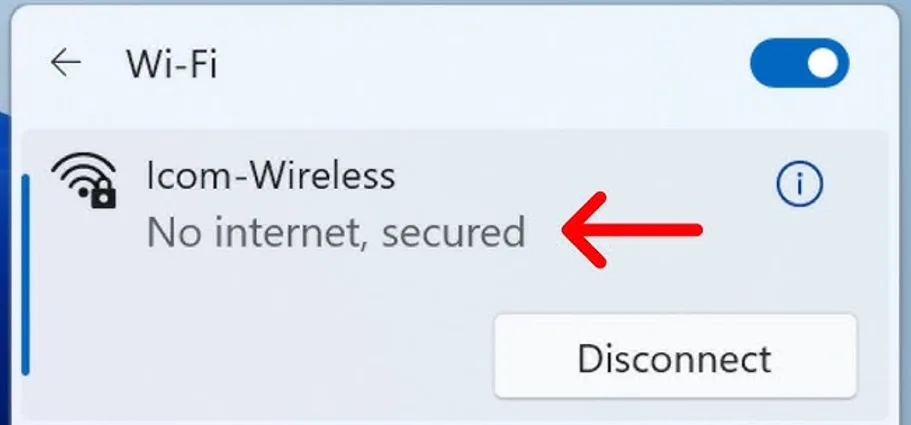 no internet secured message