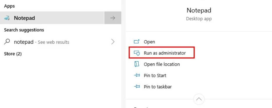 search Notepad