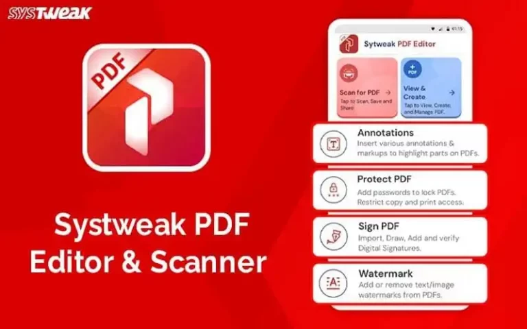 Systweak PDF Editor & Scanner Cover