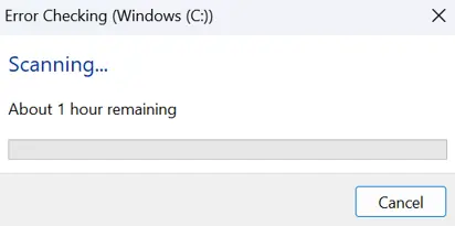 Drive scanning