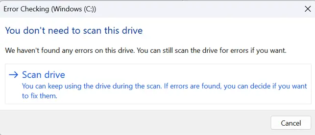 Error Checking