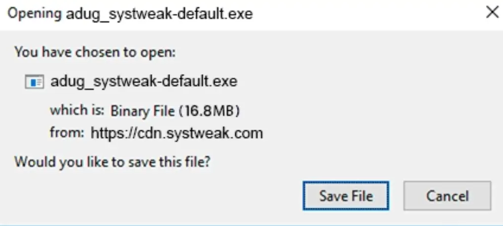 adug_systweak-default.exe setup file
