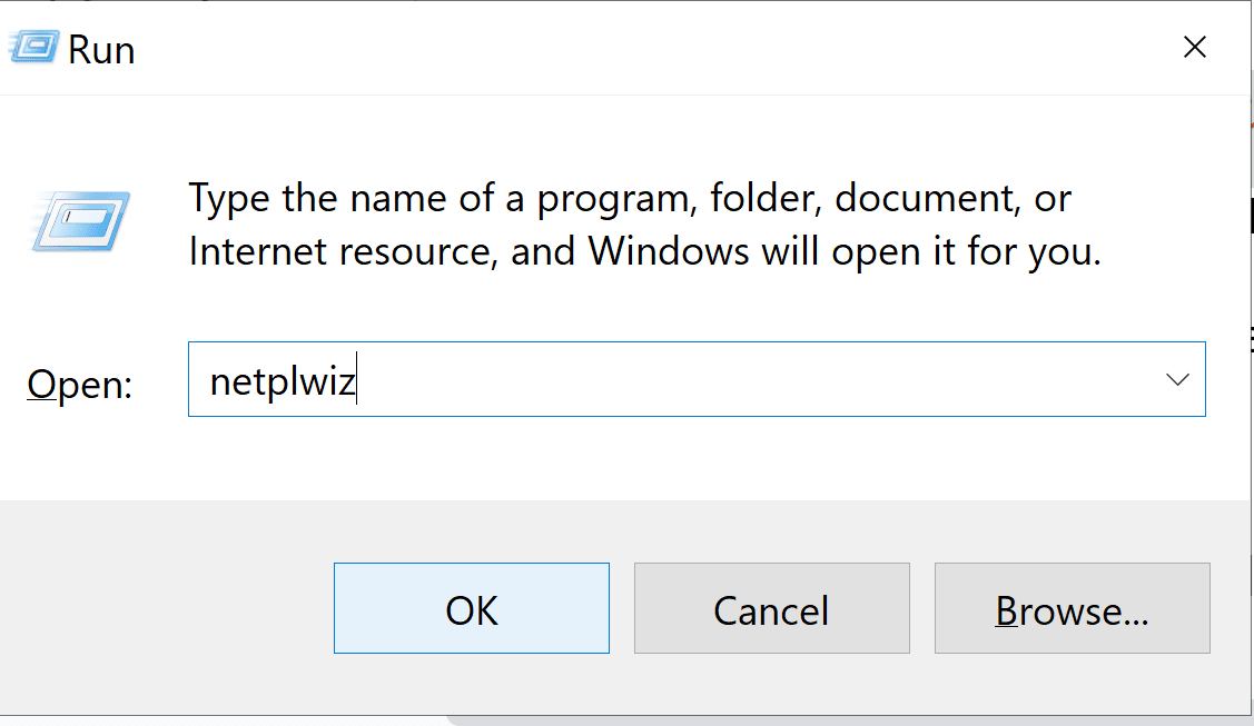 netplwiz