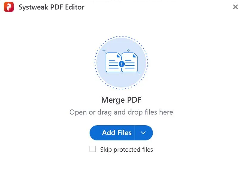 Add Files button