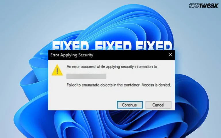 Failed-to-Enumerate-Objects-in-the-Container