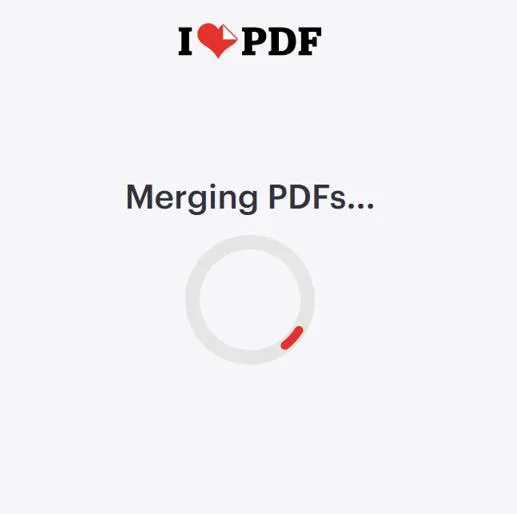 merging process to complete