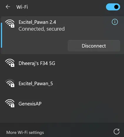 mobile data connection