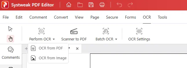 ocr tab
