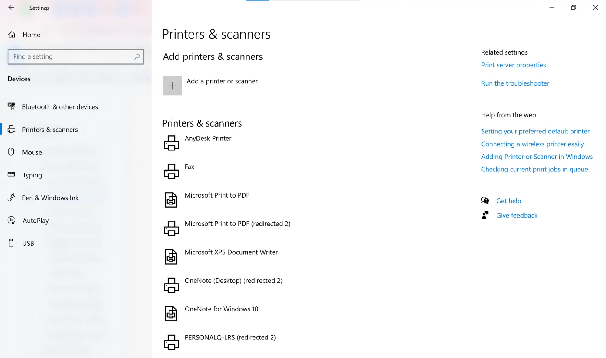 printers and scanners