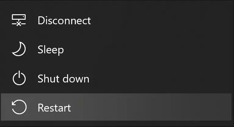 restart