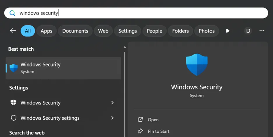 windows security