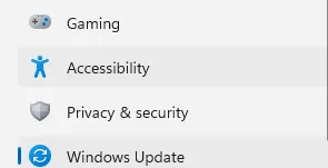 windows update tab