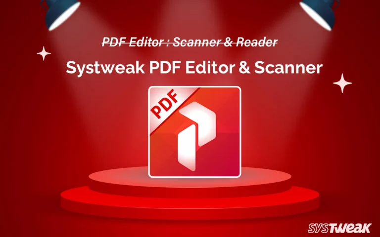 Declaring A Change Of Name Of Systweak PDF Editor & Scanner