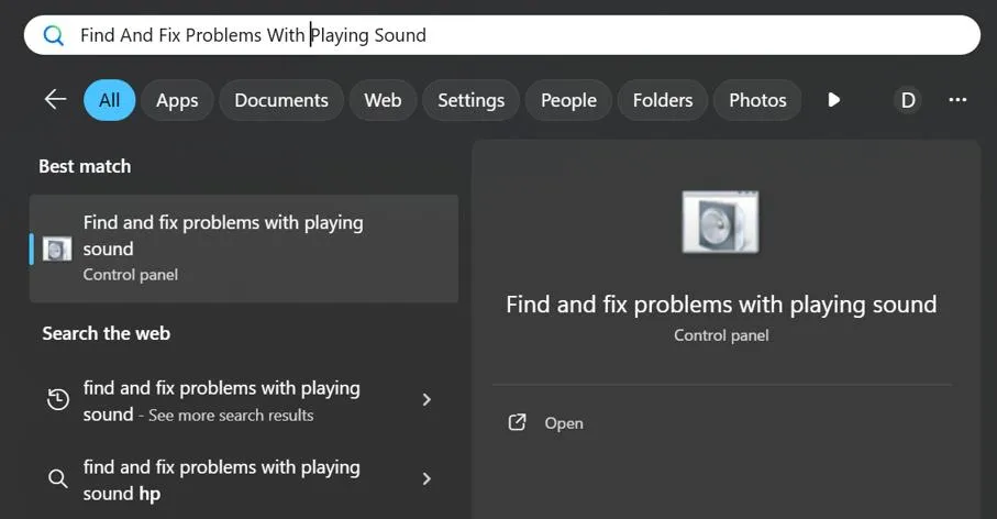 Control Panel feature