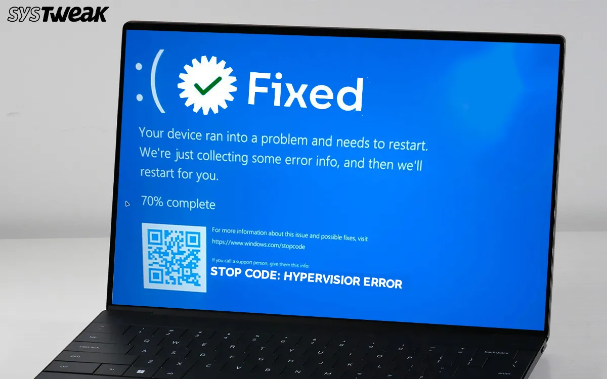 Fix Hypervisor Error BSOD on Windows 11/10