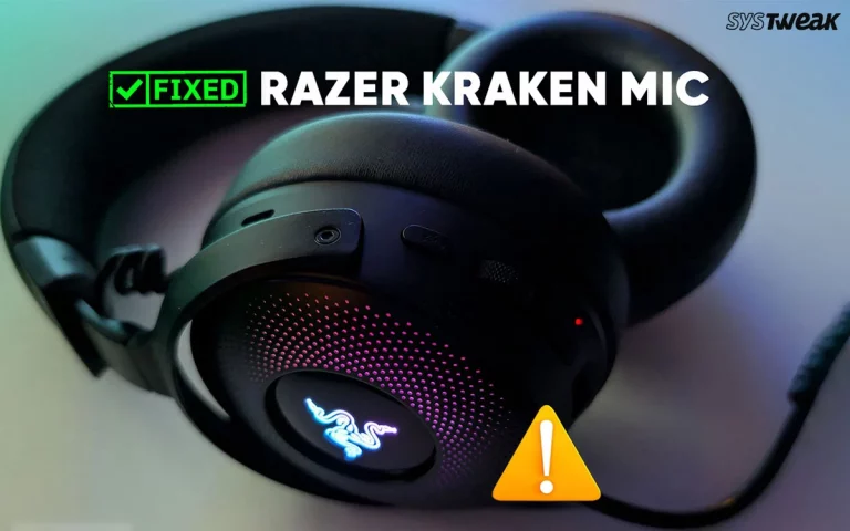 fix razer kraken mic not working windows 11
