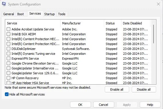 Microsoft services