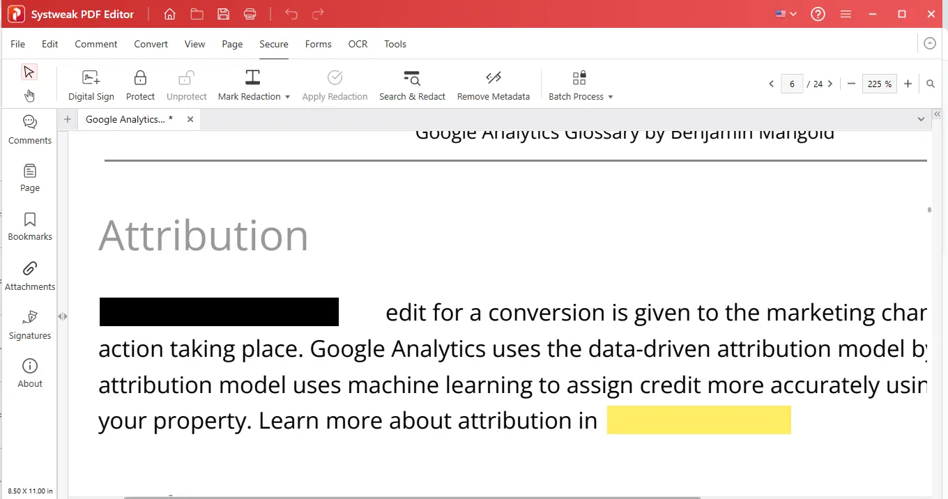 Systweak PDF Editor