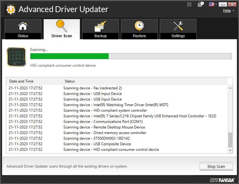 list of driver issues