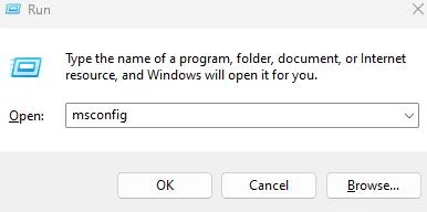 msconfig