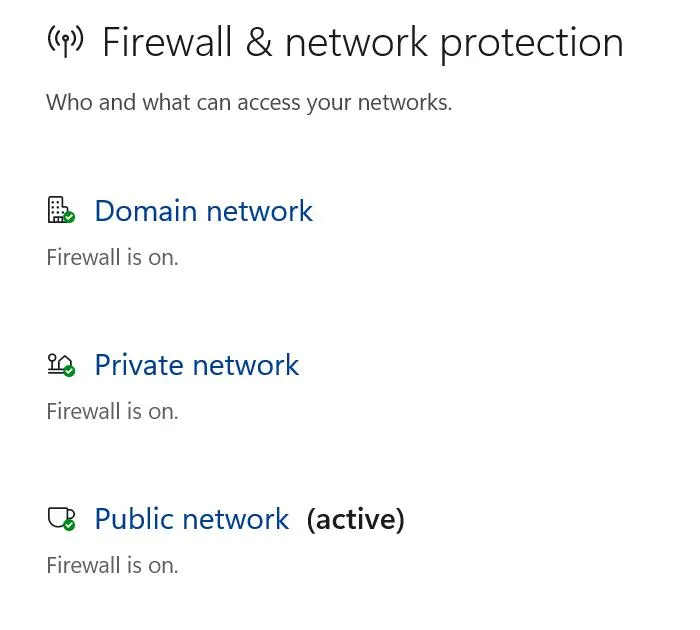 network profiles