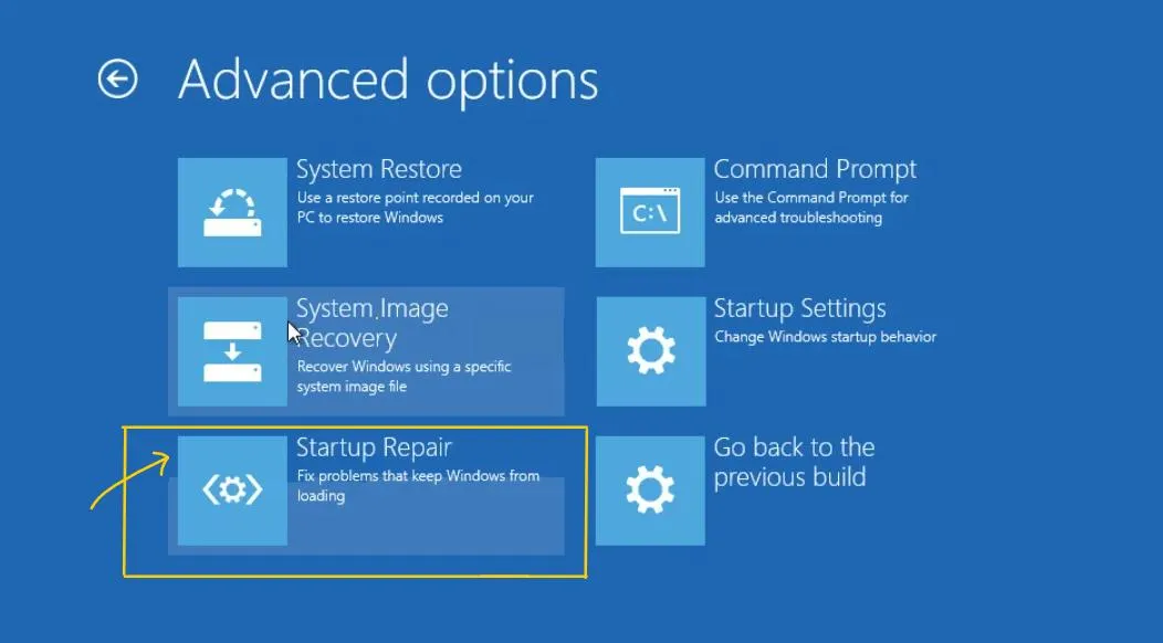 startup repair
