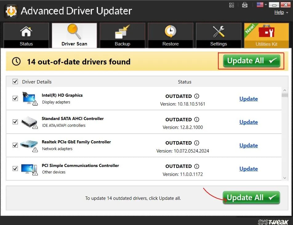 update all